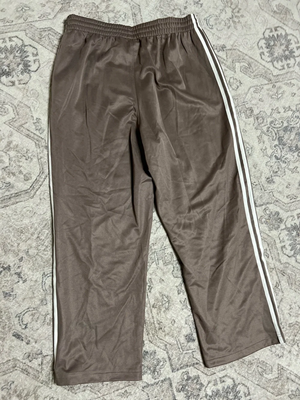 Men’s Adidas Baggy Track Pants Trace Brown